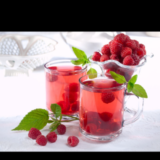 Чай малина с мятой