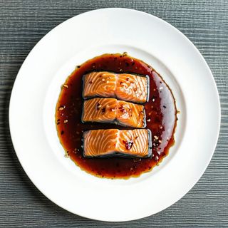 Salmon teriyaki