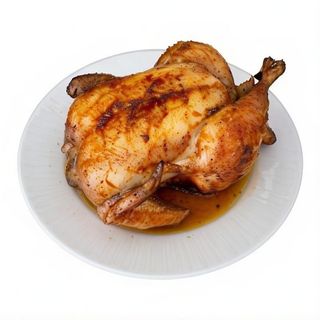 Pollo A L'Ast Entero Con Ensalada Mixta Con Arroz Y Bebida