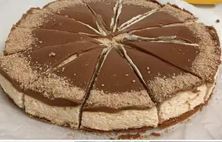 Tarta de Lotus (porción)