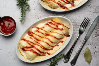 Zapečene palačinke sa šunkom 450g