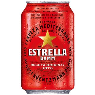 Estrella Damm Cerveza Lata 33cl