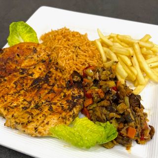 Plat filet de poulet a la provençale