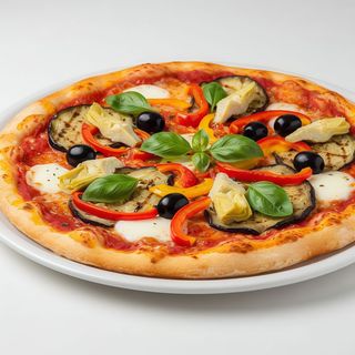 Pizza Roja Vegana (Mediana)