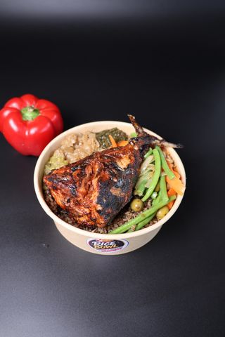 Riz Noire Au Thon Braisé