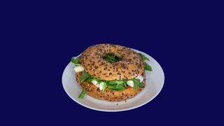 Bajgiel z mozzarellą