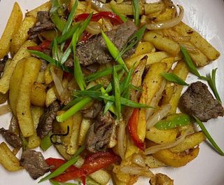 Фри с мясом