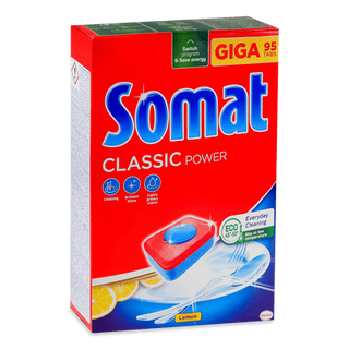 Таблетки для посудомийних машин Somat Classic Lemon (95*16,6г)