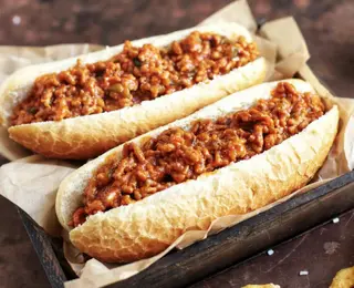 Menú bocadillo de carne picada