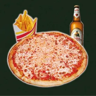 Menù pizza Margherita con Birra