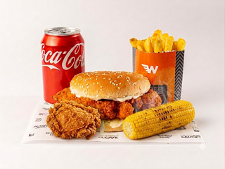 Saucin' FC Burger Box Meal