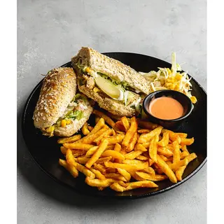 Chicken Sub Sandwich With Chips