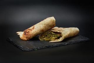 Healthy falafel sendvič