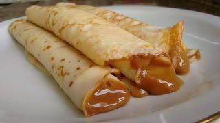 Panqueque Con Dulce de Leche