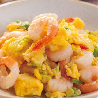 167. Uova strapazzate con gamberi 虾仁炒蛋