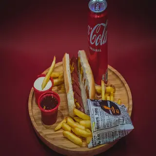 Menú Hot Dog Vegano 