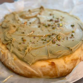 Tarta De Queso Con Pistacho