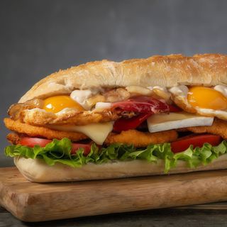 Bocadillo cachopollo
