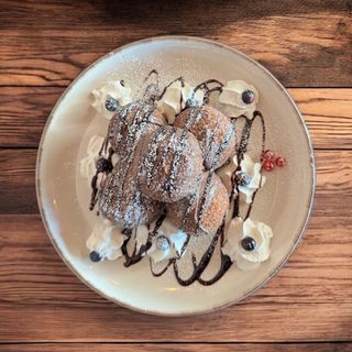 Papanași cu nutella