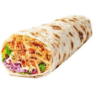 Печено пиле в лаваш (200г)