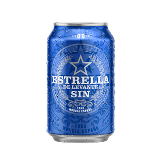 Estrella de Levante 0,0 Cerveza Lata 33 cl