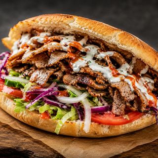 Menu panino kebab