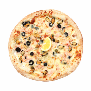 З морепродуктами