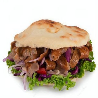 kebab pita de pollo
