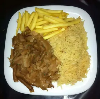 Plato Combinado Carne Con Patatas Y Arroz (#18)