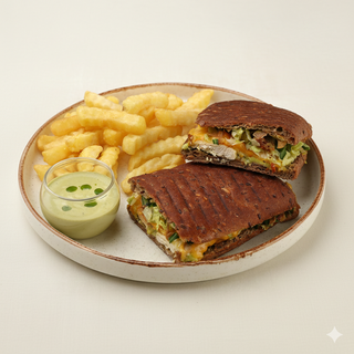 ქათმის სენდვიჩი არაქისის სოუსით