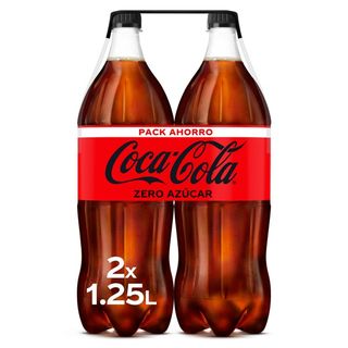 Refresco De Cola Sin Azúcar Coca Cola Pack 2X1,25 L. (23764731)
