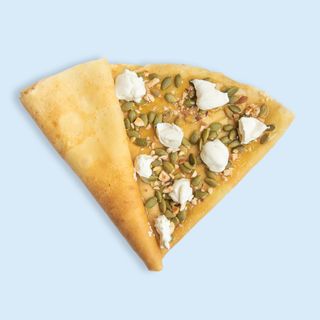 კრეპი თაფლით, არაჟნით და გოგრის გულით