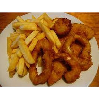 Prawns, Calamari, Fish & Chips
