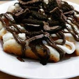 Waffle com Nutella & Chocolate Branco