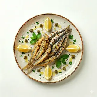 Boquerones A La Plancha(Ración)