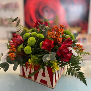 Centro de flores mamá