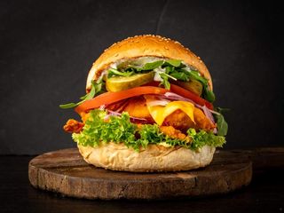 Burger Wiosenny Kurczak