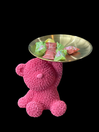 Hot pink  Teddy