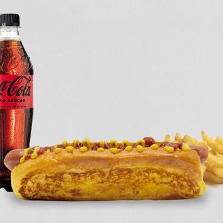 Menú Hot Dog BBQ con patatas