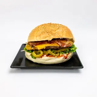 Hot chili burger