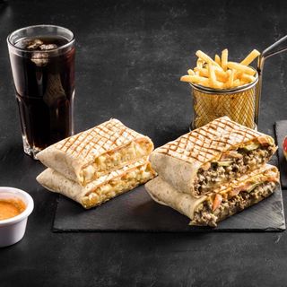 3 Tacos chawarma poulet + 3 Frites 