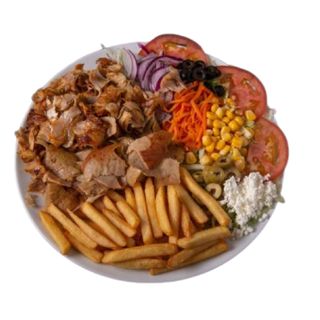 Kebab En Plato Pollo Y Ternera