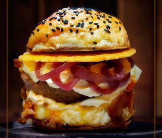 Burger Crocante e Cremoso