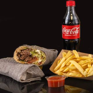 Шаурма з телятиною комбо  (XL)