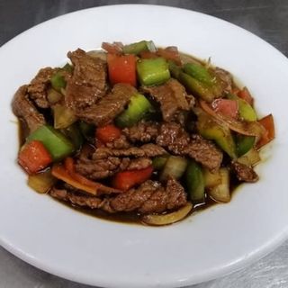 91. Ternera con salsa de ostras