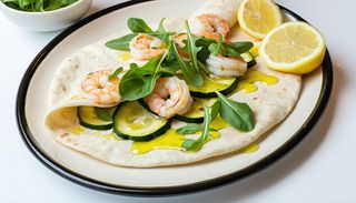 Piadina Gamberetti e Zucchini