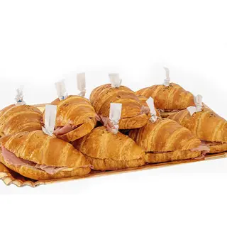 Vassoio 20 brioches, salate cotto e fontina