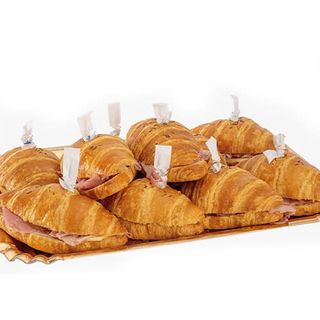 Vassoio 20 brioches, salate cotto e fontina