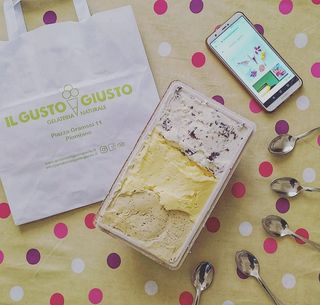 Vaschetta da 1kg di gelato senza glutine
