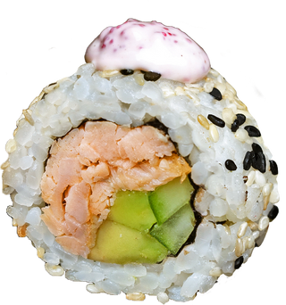 Рол Каліфорнія з лососем теріякі (8шт/212г)